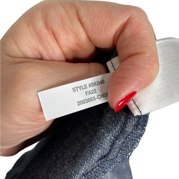 J. Crew | NWT Denim Square Neck Mini Dress 4 - Picture 6 of 11